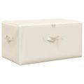 vidaXL Úložné boxy 2 ks látkové 43x34x23 cm krémové