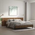 vidaXL Čelo postele hnedý dub 240x1,5x80 cm spracované drevo