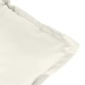 vidaXL Vankúše na stoličky 2 ks krémová melanž 120x50x7 cm látka