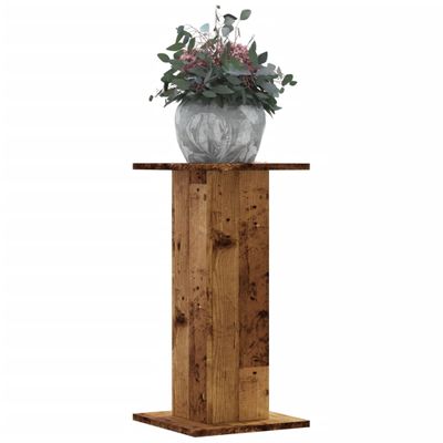 vidaXL Stojany na rastliny 2 ks staré drevo 30x30x60 cm kompoz. drevo