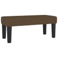 vidaXL Boxspring posteľ s matracom tmavohnedá 100x200 cm látka