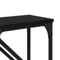 vidaXL Konzolový stôl 2 ks Čierny dub 100 x 28 x 75 cm