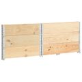 vidaXL Vyvýšené záhony 3 ks 100x100 cm borovicový masív