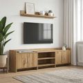 vidaXL TV skrinka 168 x 33 x 47 cm Dub artisan Kompozitné drevo