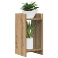 vidaXL Stojan na rastliny 2 ks Dub artisan 30 x 30 x 60 cm