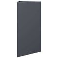 vidaXL Záhradný kvetináč antracit trojuholník 40x34,5x75 cm oceľ