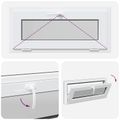 vidaXL Podkrovné okno RISOR 90 x 40 cm PVC a sklo