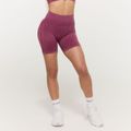 Dámske bezšvové šortky Lift Plum - GymBeam, veľkosť L