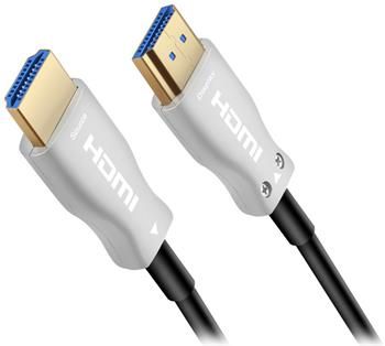 PremiumCord optický fiber High Speed with Ether. 4K@60Hz kábel 3m, M/M, zlátené konektory Kábel, HDMI 2.0b, optický, s Ethernetom, 4K pri 60Hz, zlátené konektory, 3m, čierny