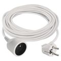Rozšířovací kabel EMOS P0110 spojka 10 m, biely / PVC / 1 mm2