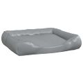 vidaXL Pelech pre psa bledosivý 120x100x27 cm umelá koža