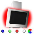 vidaXL RGB Nástenný digestor s LED 60 cm nehrdzavejúca oceľ a tvrdené sklo