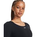 Dámske tričko Train Seamless LS Black - Under Armour, veľkosť M, veľkosť oblečenia M