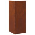 vidaXL Slimáková ohrada 10 x 10 x 25 cm Poveternostne odolná oceľ
