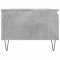 vidaXL Konferenčný stolík betónový sivý 90x50x36,5 cm spracované drevo