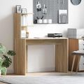 vidaXL Stôl Sonoma dub 102 x 50 x 124 cm Kompozitné drevo