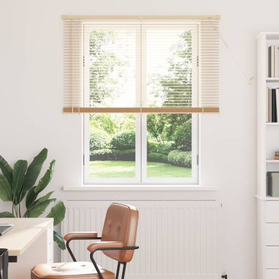 vidaXL Žalúzia Svetlohnedá s Vzorom 150 x 120 cm 25 mm PVC
