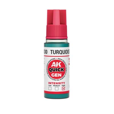 AK Interactive: Quick Gen - Turquoise Green 18 ml