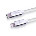 Maxlife kábel MXUC-12 USB-C - Lightning 2,0 m 27W biely