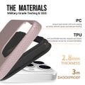 Vmax Triangle case pre iPhone 16 Plus 6,7" rose gold