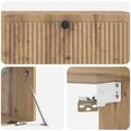 vidaXL Nástenná TV skrinka 98 x 31 x 30 cm Dub artisan