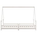 vidaXL Rám detskej postele biely 80x200 cm masívna borovica