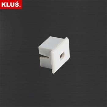 Záslepka PVC-PDS4-ALU s otvorom; mw záslepka pvc - PDS4-ALU s otvorem; mw