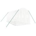 vidaXL Fóliovník s oceľovým rámom biely 8 m² 4x2x2 m
