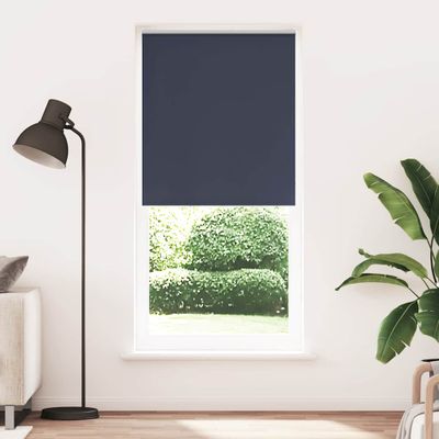 vidaXL Zatemňovacia roleta 84,4x230 cm, šírka látky 80 cm, námornícka modrá