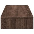 vidaXL Stojan na monitor hnedý dub 100x27x10 cm kompozitné drevo