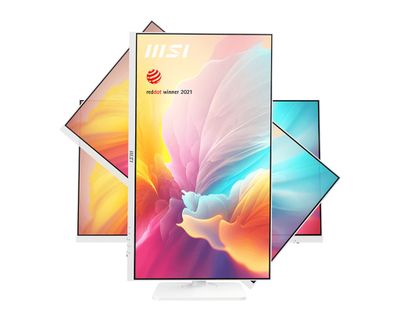 MSI Modern/MD2712PW/27"/IPS/FHD/100Hz/1ms/White/2R Monitor, 27", 1920 × 1080 px, IPS, 100 Hz, 1 ms MPRT, HDMI, USB-C 15W PD, reproduktory 2× 3W, výškove nastavitelný