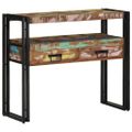 vidaXL Konzolový stôl 90 x 33 x 75 cm Masívne obnovené drevo