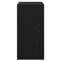 vidaXL Servírovacia skriňa Čierny dub 59 x 39 x 80 cm Kompozitné drevo