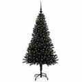 vidaXL Vianočný stromček Čierna 150 cm PVC