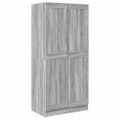 vidaXL Šatník sivý dub sonoma 82,5x51,5x180 cm spracované drevo