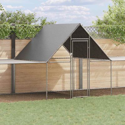 vidaXL Kurín 10x2x2 m, pozinkovaná oceľ