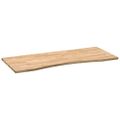 vidaXL Doska stolíka neošetrená 120x60x2,5 cm dubový masív obdĺžnikový