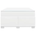 vidaXL Boxspring posteľ s matracom biela 140x200 cm umelá koža