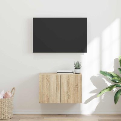 vidaXL TV nástenná skriňa Nástenný Sonoma dub 59,5 x 31 x 40 cm
