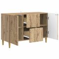 vidaXL Servírovacia skriňa Dub artisan 89 x 34,5 x 60 cm