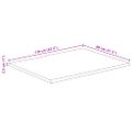 vidaXL Stolová doska 110x80x2,5 cm obdĺžnik akáciový masív živá hrana