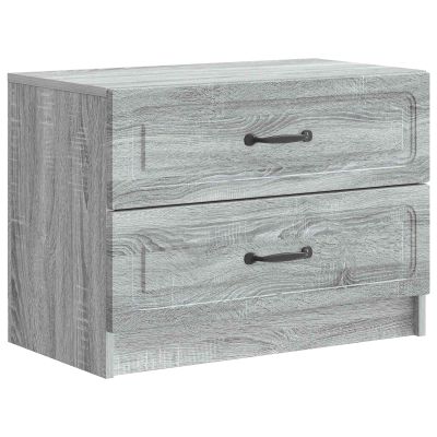 vidaXL Nočný stolík Sivá sonoma 62 x 34,5 x 44,5 cm Kompozitné drevo