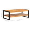 vidaXL Konferenčný stolík 120x60x40 cm masívne akáciové drevo