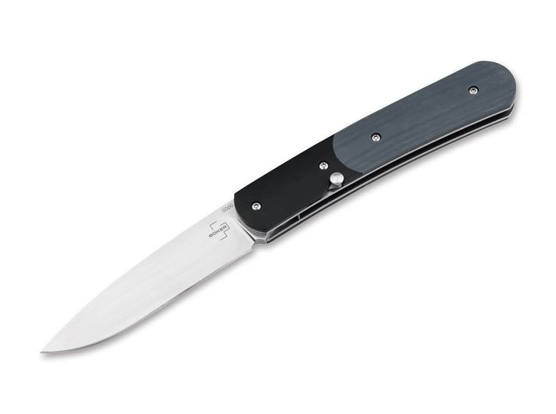 Böker Plus 01BO477 DOGLEG AUTO automatický nôž 8,4 cm, čierna, G10, oceľ, plstené puzdro