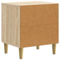vidaXL Nočný stolík Dub sonoma 43 x 34,5 x 48 cm Kompozitné drevo
