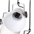 vidaXL Závesná lampa 25 W biela 30x30x100 cm E27