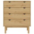 vidaXL Skrinka so zásuvkami OTTA 76,5x39,5x90 cm, borovica