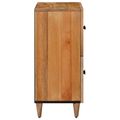 vidaXL Servírovacia skriňa s úložiskom Prírodná 60 x 33 x 75 cm