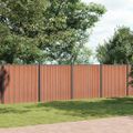 vidaXL Plotový panel hnedý 872x186 cm WPC