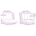 vidaXL Záhradná súprava gaučov 4 ks Prírodná a krémová